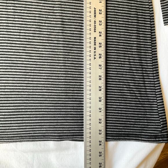 Gilligan & Omalley Women Sleepwear Soft Dress size M Long Sleeve KneeLength Gray - Picture 4 of 8